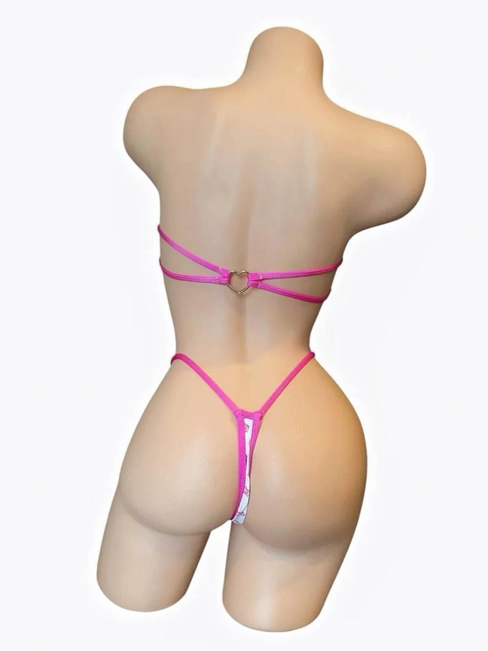 GrlFriday Shop EXCLUSIVE Diet Coke Strappy Thong Bikini - Size M